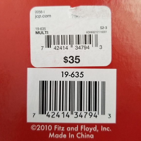 🌻Fitz & Floyd Frosty's Frolic Cheers Snack Tray - Picture 3 of 6